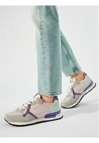 Pepe Jeans Sneakersy Brit Print W PLS40010 Szary. Kolor: szary. Materiał: skóra. Wzór: nadruk #3