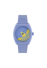 Adidas - adidas Zegarek AO Street Project Three AOST25543 Niebieski. Kolor: niebieski. Materiał: syntetyk. Styl: street #1