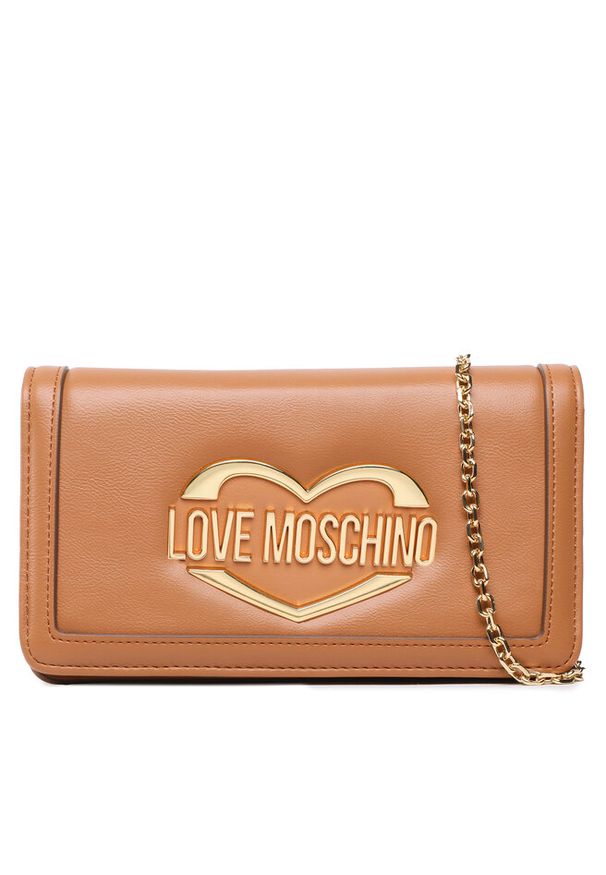 Love Moschino - Torebka LOVE MOSCHINO. Kolor: brązowy