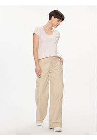 Levi's® Spodnie materiałowe A6077-0009 Beżowy Baggy Fit. Kolor: beżowy. Materiał: bawełna