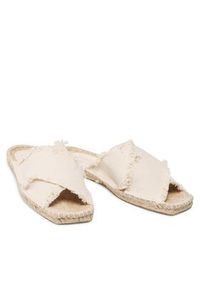 Jenny Fairy Espadryle HZF067-01 Beżowy. Kolor: beżowy. Materiał: materiał #4