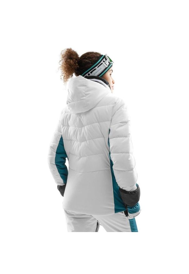 SIROKO - Damska kurtka narciarska Sporty zimowe Siroko W7-W Anniviers. Kolor: biały. Materiał: materiał, softshell. Sezon: zima. Sport: narciarstwo