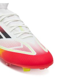 Adidas - adidas Buty do piłki nożnej F50 League Mid Firm/Multi-Ground JI0434 Biały. Kolor: biały. Materiał: materiał #6