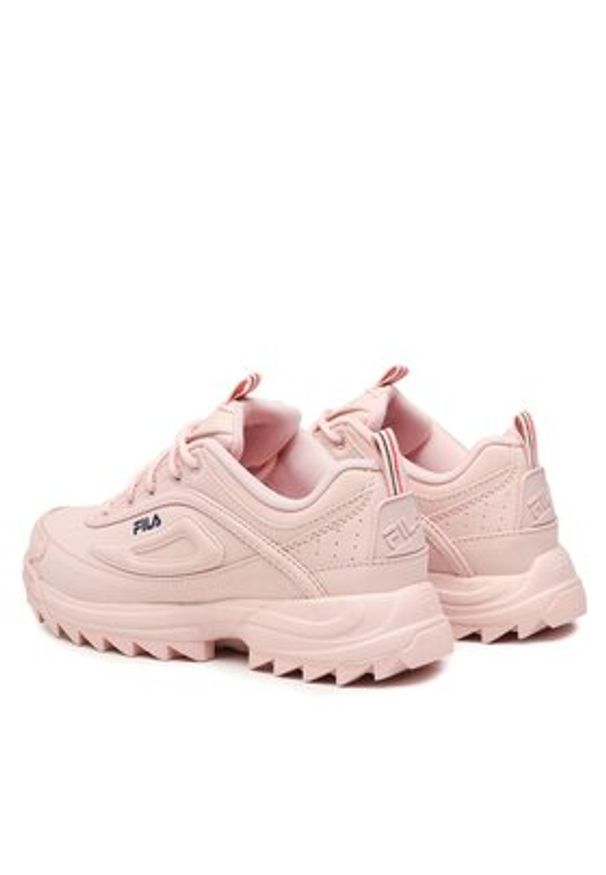 Fila Sneakersy Distorter FFW0148_40009 Różowy. Kolor: różowy. Materiał: skóra