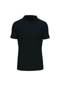 Stedman - Męska, Rozciągliwa Koszulka Polo. Typ kołnierza: polo. Kolor: niebieski #1