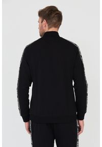 Guess - GUESS Czarna męska bluza dresowa, Rozmiar XXL. Typ kołnierza: bez kaptura. Kolor: czarny. Materiał: dresówka #6