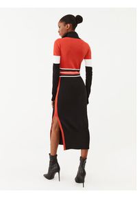 Patrizia Pepe Sukienka dzianinowa 8A1153/K7X5-XV87 Kolorowy Slim Fit. Materiał: wiskoza. Wzór: kolorowy #4