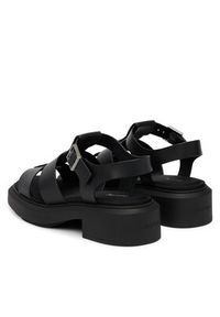 Calvin Klein Sandały Chunky Sandal Fisherm Lth HW0HW02904 Czarny. Kolor: czarny. Materiał: skóra #3