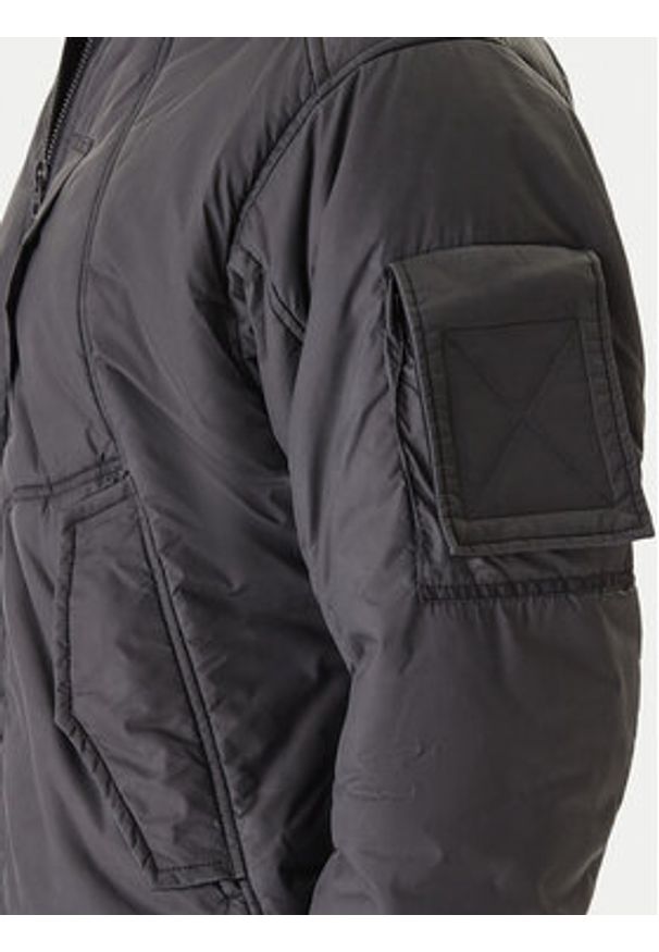G-Star RAW - G-Star Raw Kurtka bomber GA-1 D26882-E063 Szary Regular Fit. Kolor: szary. Materiał: syntetyk