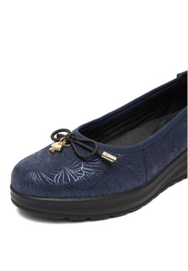 Go Soft Baleriny CEO-WI16-3243-02 Granatowy. Kolor: niebieski. Materiał: materiał