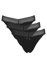 Hugo - HUGO Komplet stringów 50557221 Czarny. Kolor: czarny. Materiał: bawełna #2