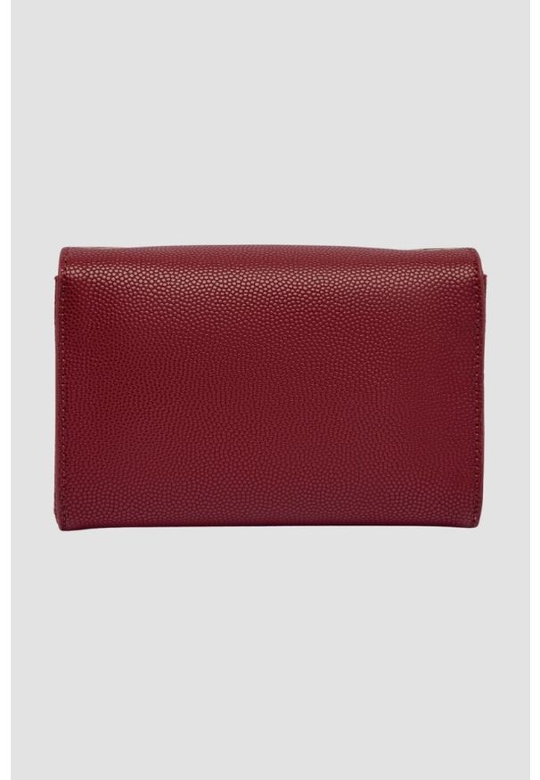 Valentino by Mario Valentino - VALENTINO Bordowa kopertówka Divina. Kolor: czerwony. Wzór: aplikacja. Materiał: zdobione. Styl: elegancki