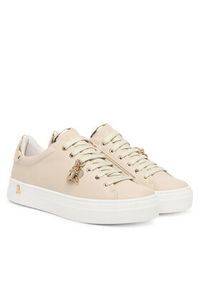 Patrizia Pepe Sneakersy PPJ900.22 Beżowy. Kolor: beżowy. Materiał: skóra #6