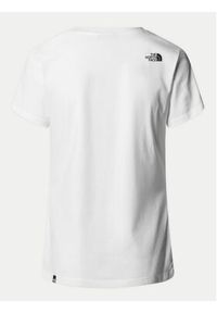 The North Face T-Shirt Simple Dome NF0A87NH Biały Regular Fit. Kolor: biały. Materiał: bawełna