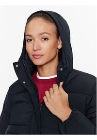 Champion Kurtka przejściowa Hooded Jacket 116921 Czarny Custom Fit. Kolor: czarny. Materiał: syntetyk