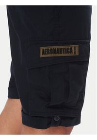 Aeronautica Militare Szorty materiałowe 251BE250CT3501 Granatowy Regular Fit. Kolor: niebieski. Materiał: bawełna #4