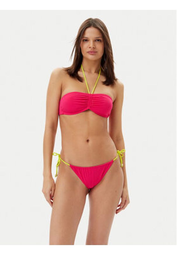 Chantelle Dół od bikini Easy Pop C22JA5 Różowy. Kolor: różowy. Materiał: syntetyk