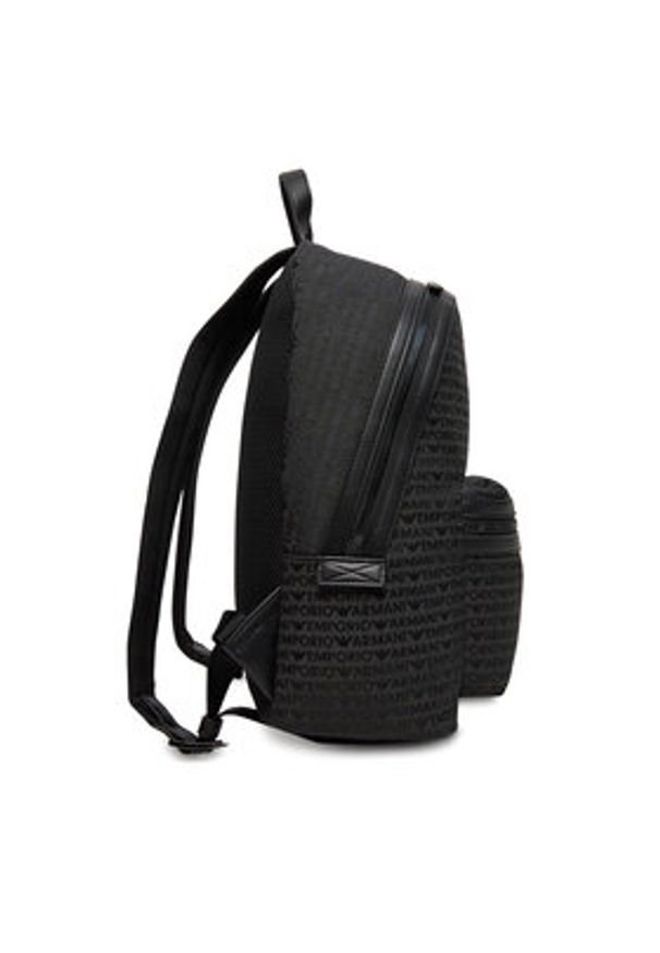 Emporio Armani Plecak EM001209 AF13823 U8168 Czarny. Kolor: czarny. Materiał: materiał