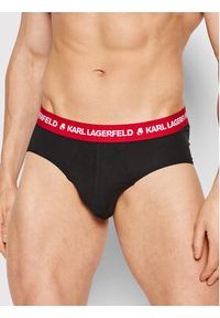 Karl Lagerfeld - KARL LAGERFELD Komplet 7 par slipów 220M2126 Czarny. Kolor: czarny. Materiał: bawełna #11