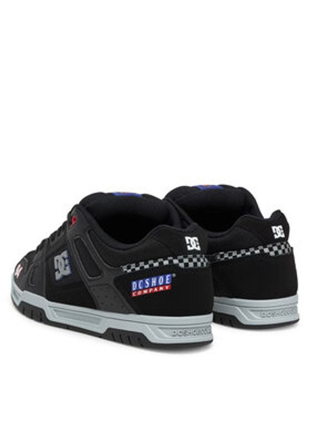 DC Sneakersy STAG DC01813063 Czarny. Kolor: czarny. Materiał: syntetyk, materiał