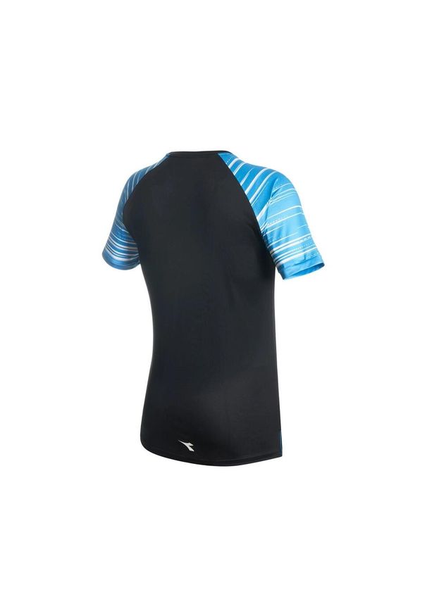 Koszulka tenisowa męska z krótkim rekawem Diadora ss T-shirt. Kolor: biały, czarny, niebieski, wielokolorowy. Długość: krótkie. Sport: tenis