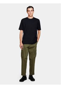Sisley T-Shirt 3096S101J Czarny Regular Fit. Kolor: czarny. Materiał: bawełna #6