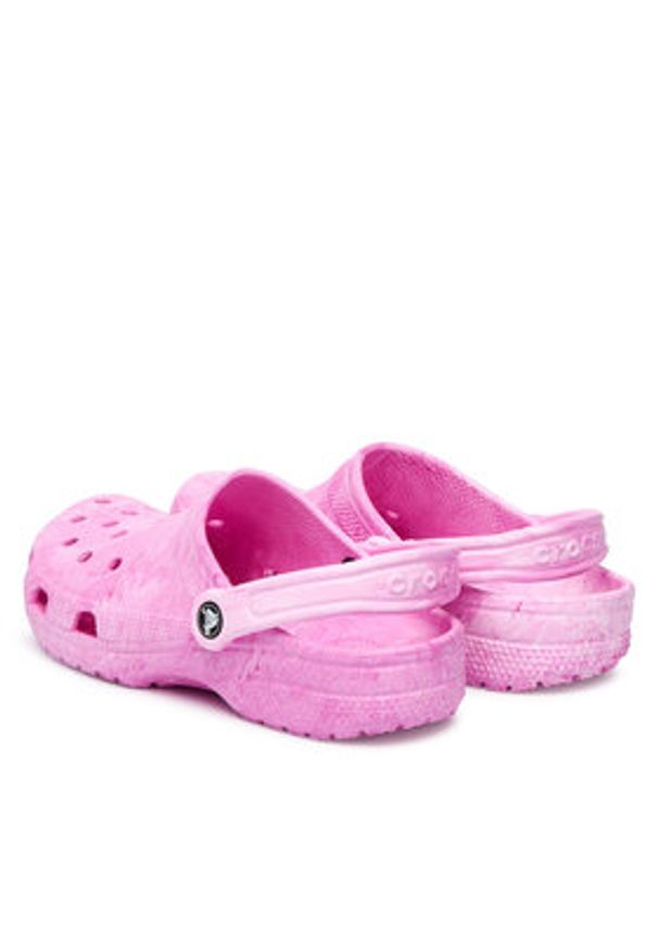 Crocs Klapki Classic Watercolor Marbled Clog 211583 Różowy. Kolor: różowy