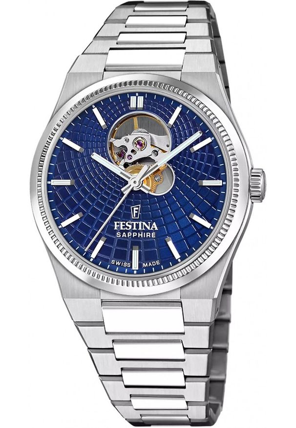 Zegarek męski Festina F20053-2 srebrny. Kolor: srebrny