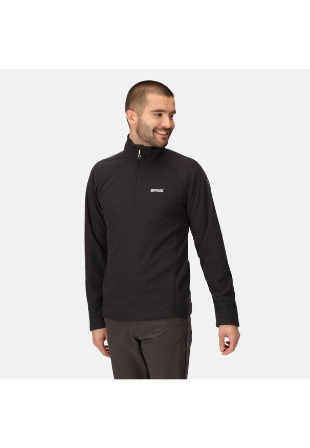 Regatta - Polar męski Kenger. Kolor: niebieski, brązowy, szary, wielokolorowy. Materiał: poliester, polar. Sport: turystyka piesza