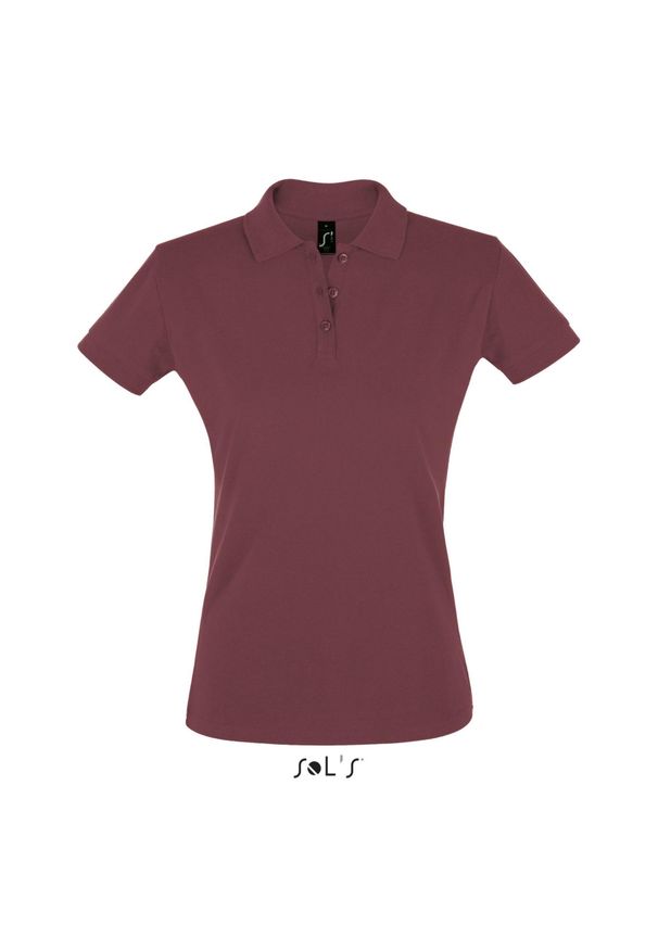 SOL'S - Damska koszulka polo Sol's Perfect. Typ kołnierza: polo. Kolor: czerwony, brązowy, wielokolorowy