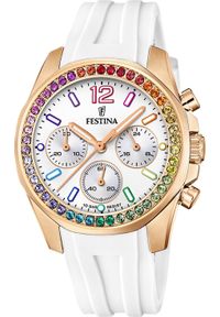 Zegarek Festina Zegarek damski Festina F20611-2 biały. Kolor: biały #1