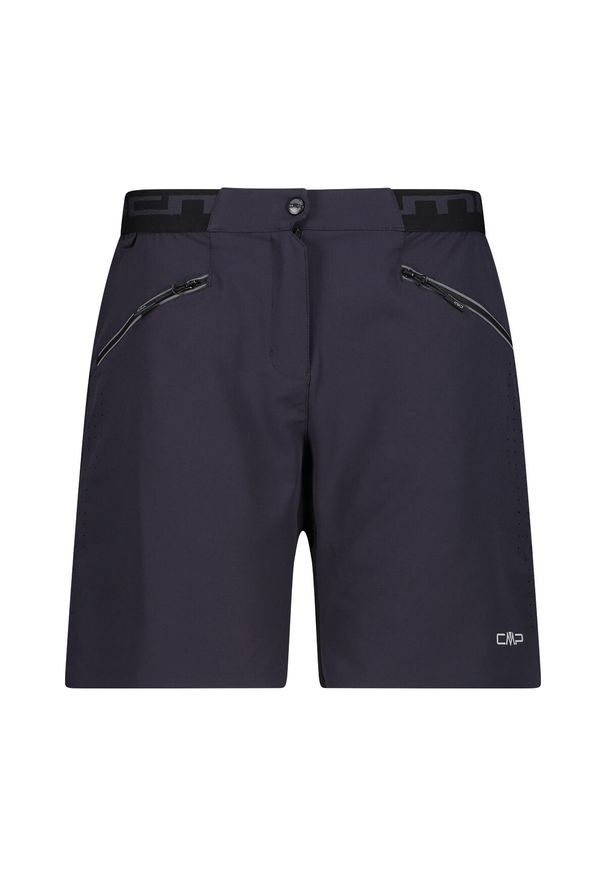 Szorty damskie z wewnętrzną dzianinową bielizną CMP Free. Kolor: szary, wielokolorowy, brązowy. Materiał: dzianina. Długość: krótkie. Sport: kolarstwo