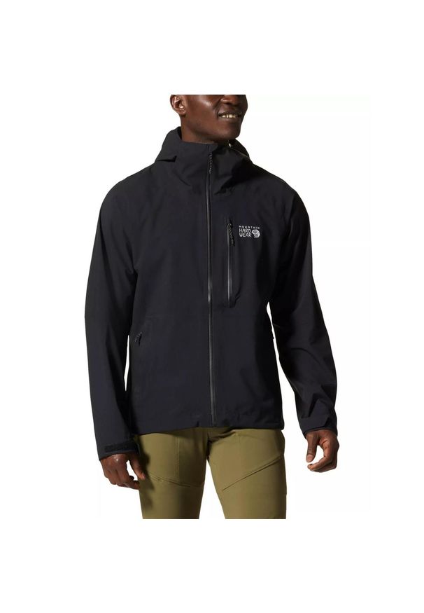 MOUNTAIN HARDWEAR - Męska kurtka typu shell Mountain Hardwear Stretch Ozonic. Kolor: czarny