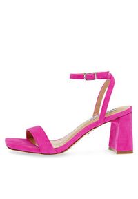 Steve Madden Sandały Luxe Sandal SM11002329-03002-64E Różowy. Kolor: różowy. Materiał: skóra, zamsz #5