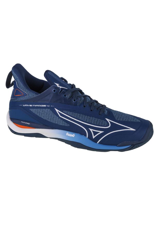 Buty męskie do piłki ręcznej Mizuno Wave Mirage 4 X1GA215021. Kolor: niebieski. Model: Mizuno Wave