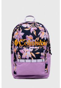 columbia - Columbia plecak kolor fioletowy duży wzorzysty. Kolor: fioletowy #1