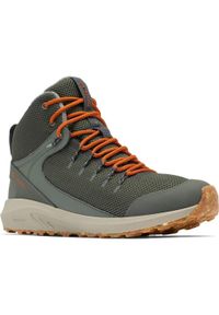 columbia - Buty Turystyczne Męskie Columbia Trailstorm Mid Waterproof. Kolor: zielony