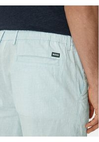 BOSS - Boss Szorty materiałowe Kane-Ds-Shorts 50512555 Błękitny Regular Fit. Kolor: niebieski. Materiał: bawełna
