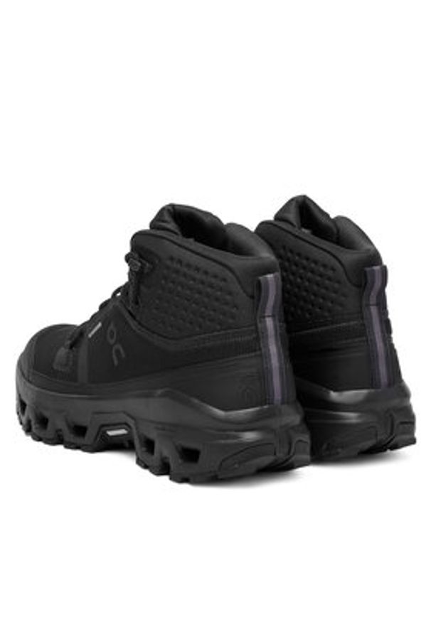 On Trekkingi Cloudrock Mid Wp 3WF10131043 Czarny. Kolor: czarny. Materiał: materiał