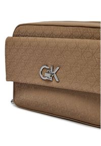 Calvin Klein Torebka Ck Camera Bag W/Pocket_Mono K60K613140 Brązowy. Kolor: brązowy. Materiał: skórzane #3