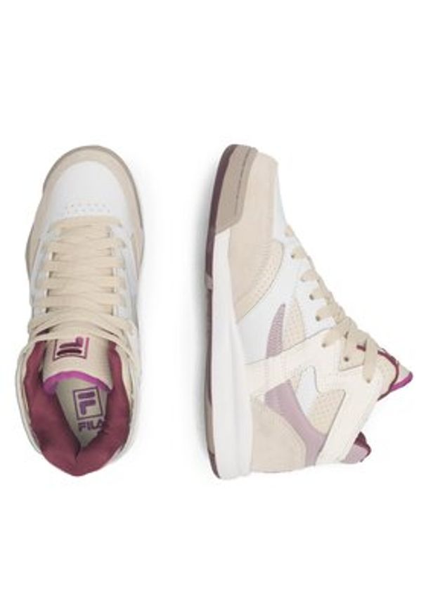 Fila Sneakersy M-Squad Nbk Wmn FFW0199.73029 Beżowy. Kolor: beżowy. Materiał: zamsz, skóra