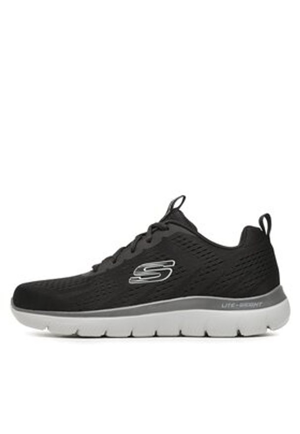 skechers - Skechers Sneakersy Summits Torre 232395/BKCC Czarny. Kolor: czarny. Materiał: materiał