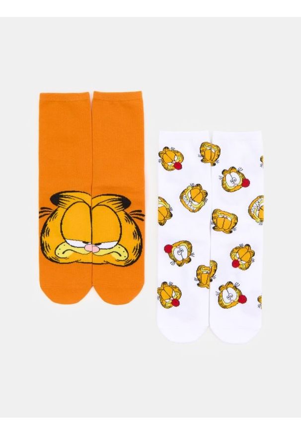 Sinsay - Zestaw skarpetek Garfield 2 pack - wielobarwny