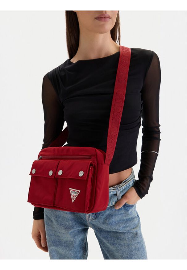 Guess Jeans Torebka CWBEO-GUESS-XC-002-09 Czerwony. Kolor: czerwony
