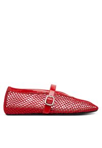 Badura Baleriny MIMOSA-SLT-24067P-52 Czerwony. Kolor: czerwony. Materiał: materiał