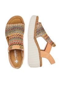 Rieker Sandały CEO-69172-92 Kolorowy. Materiał: syntetyk. Wzór: kolorowy #4