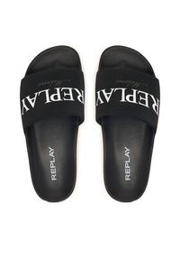 Replay - REPLAY Klapki GWF1B .000.C0055T Czarny. Kolor: czarny. Materiał: syntetyk #4