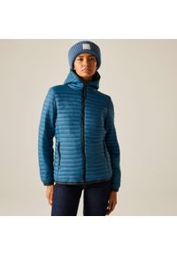 Regatta - Kurtka damska przejściowa ocieplana Rigain. Kolor: niebieski. Materiał: puch, syntetyk. Sport: turystyka piesza #1
