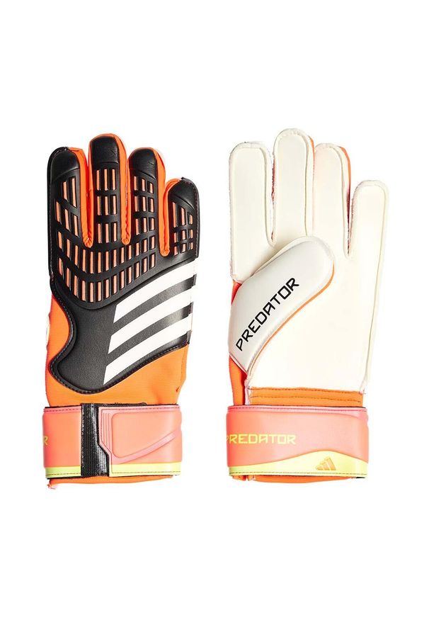 Adidas - Rękawice bramkarskie adidas Predator MTC. Kolor: pomarańczowy, wielokolorowy, czarny