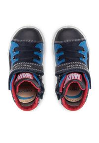 Geox Sneakersy MARVEL B Kilwi B. C B26A7C 08554 C4226 M Granatowy. Kolor: niebieski. Materiał: skóra. Wzór: motyw z bajki #4